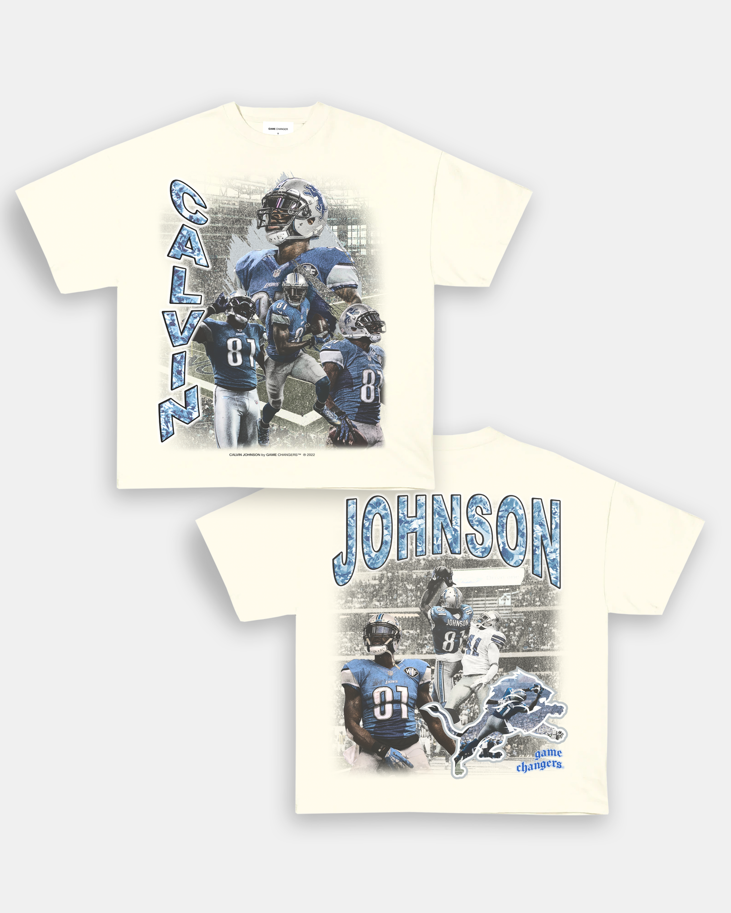 CALVIN JOHNSON VINTAGE TEE - [DS]