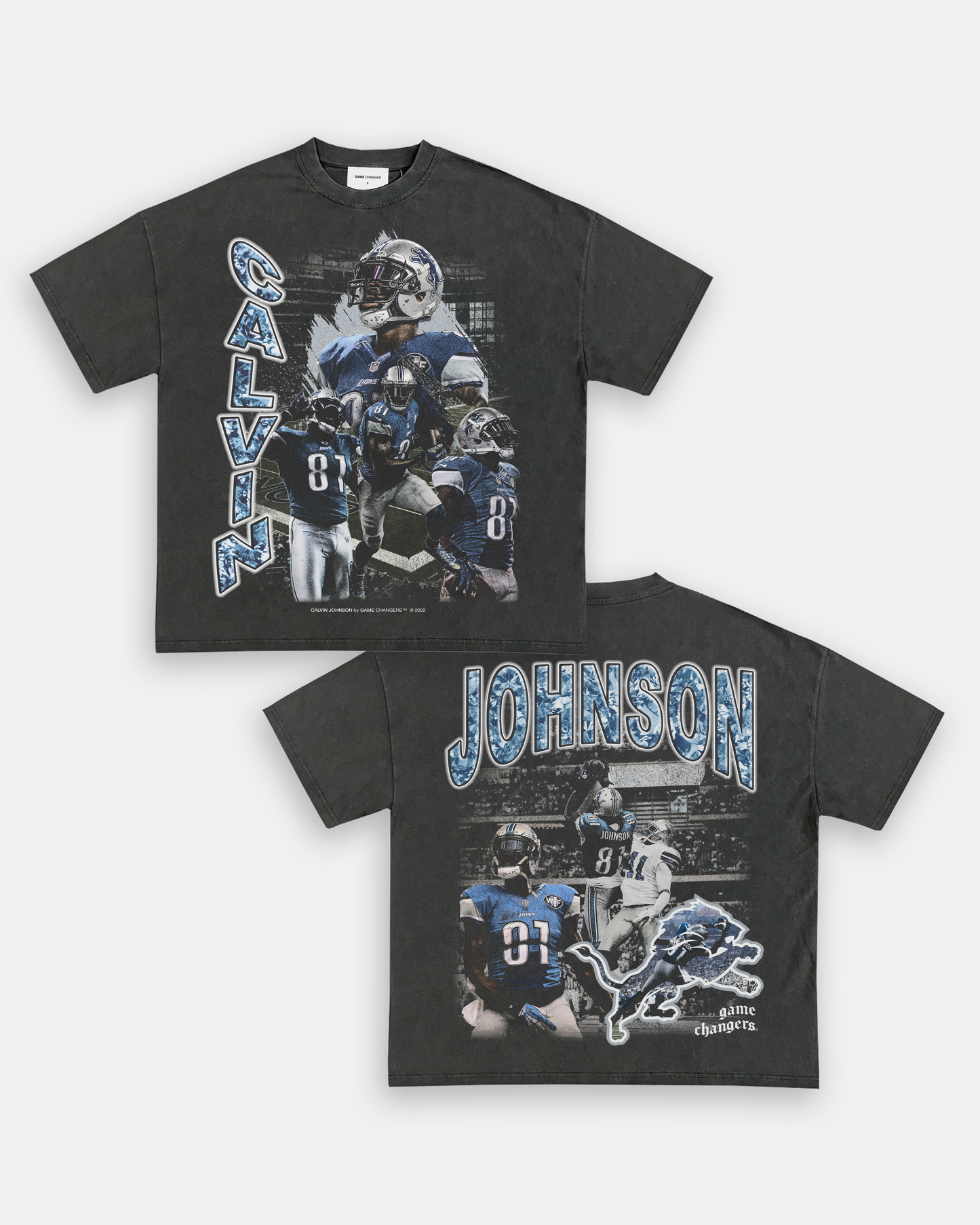 CALVIN JOHNSON VINTAGE TEE - [DS]