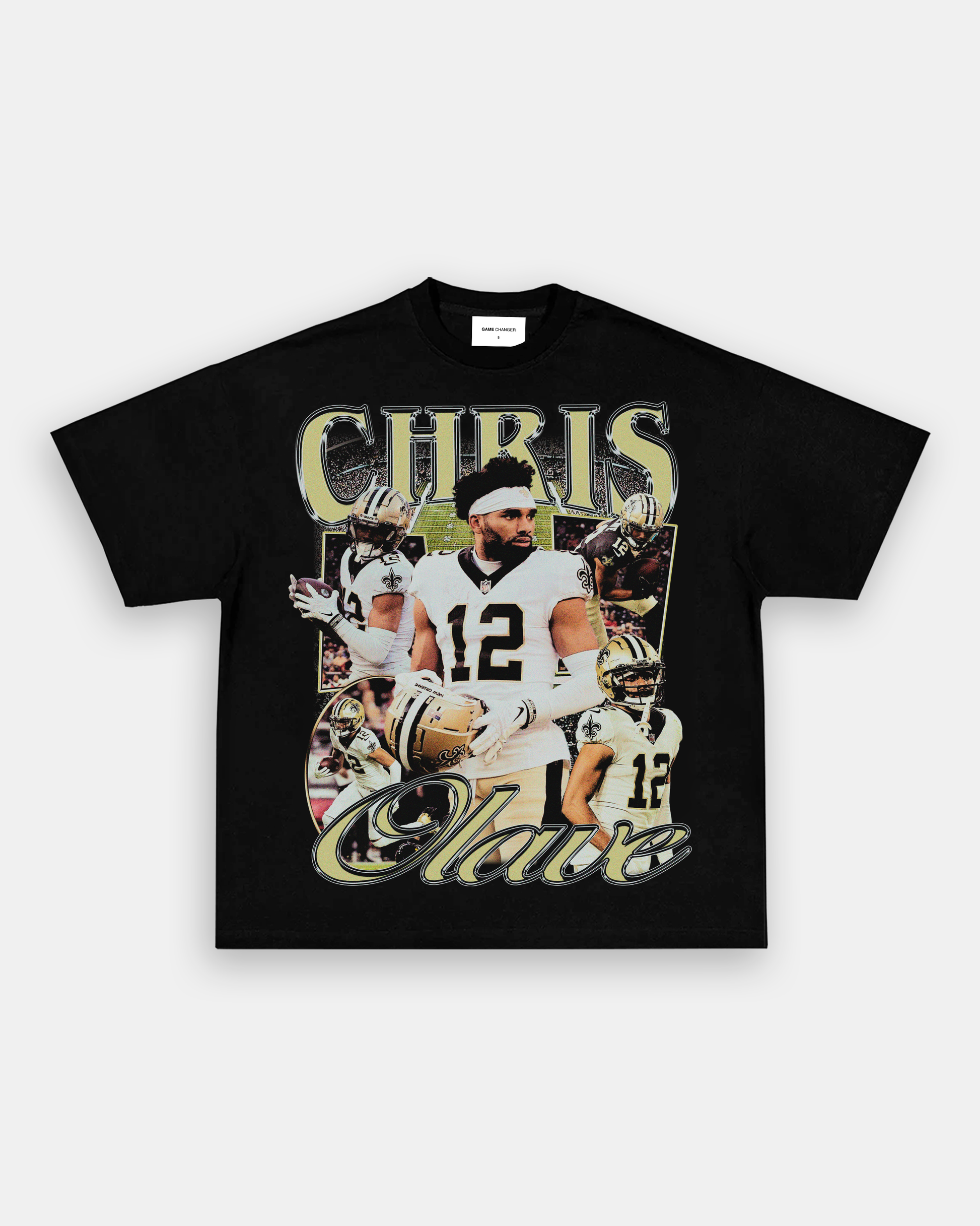 Men's Chris Olave New Orleans Saints White Jersey - All Stitched