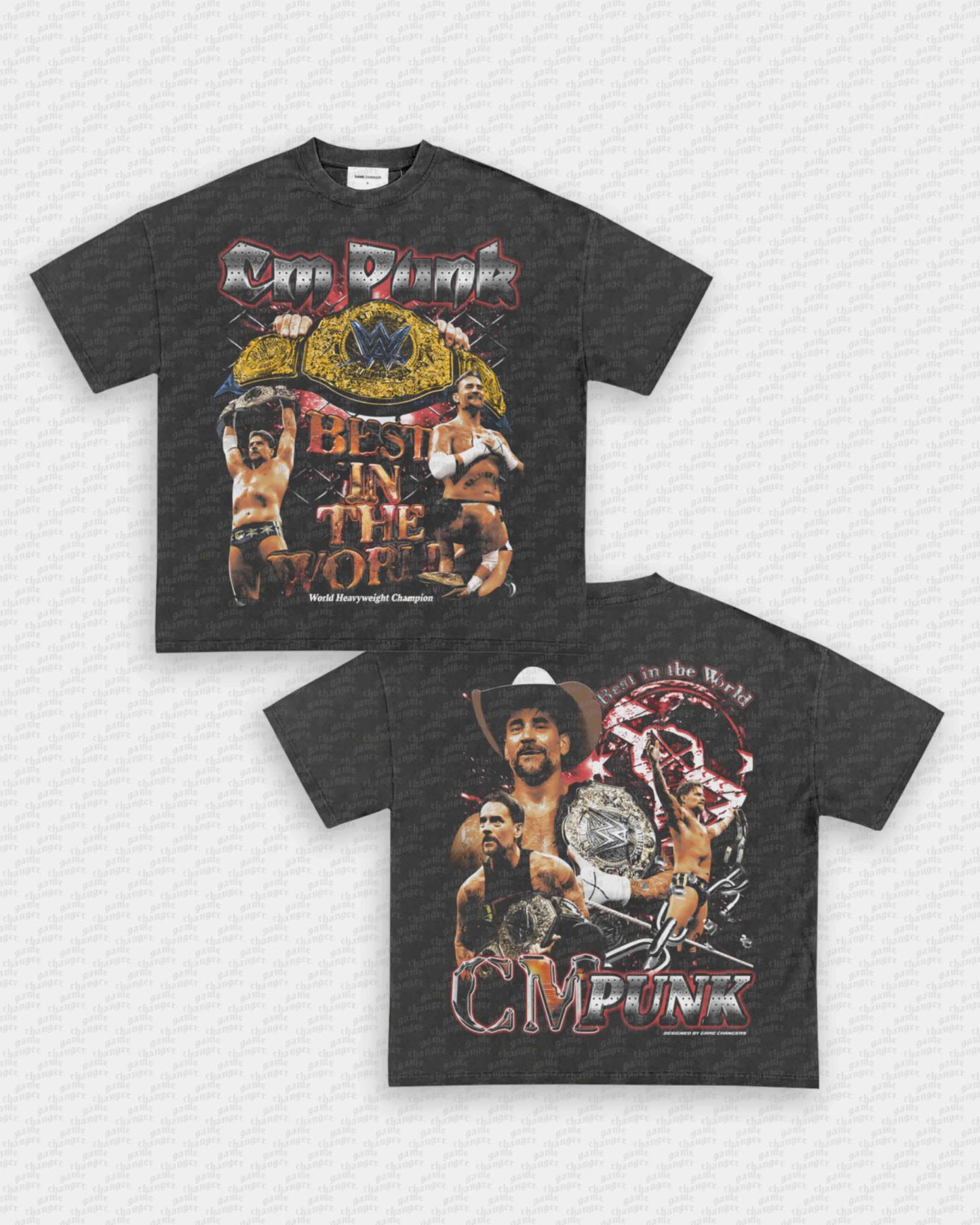 CM PUNK V4 TEE - [DS]