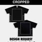 CUSTOM CROPPED TEE - [4S]