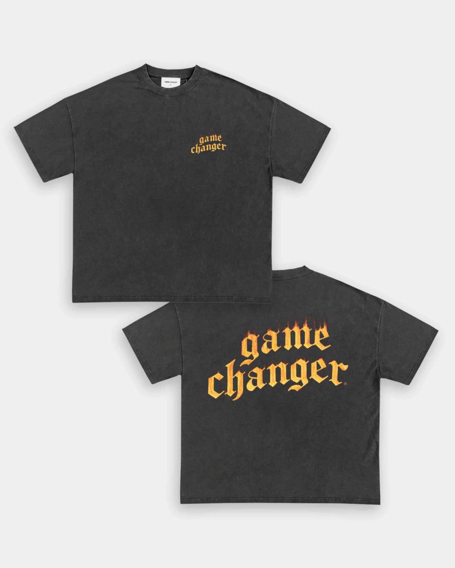 FIRE SCRIPT LOGO TEE - [DS]