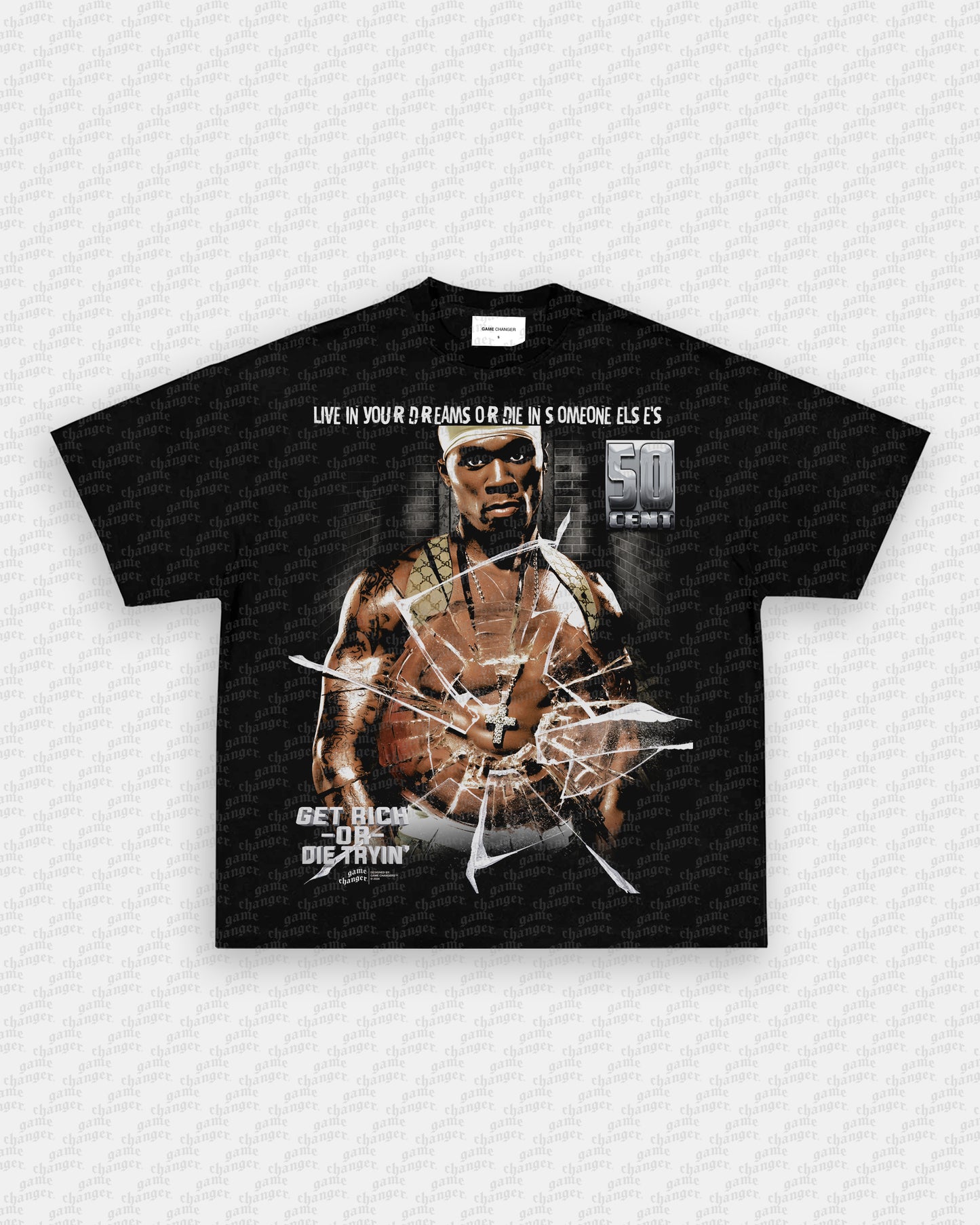 GET RICH OR DIE TRYIN V2 TEE