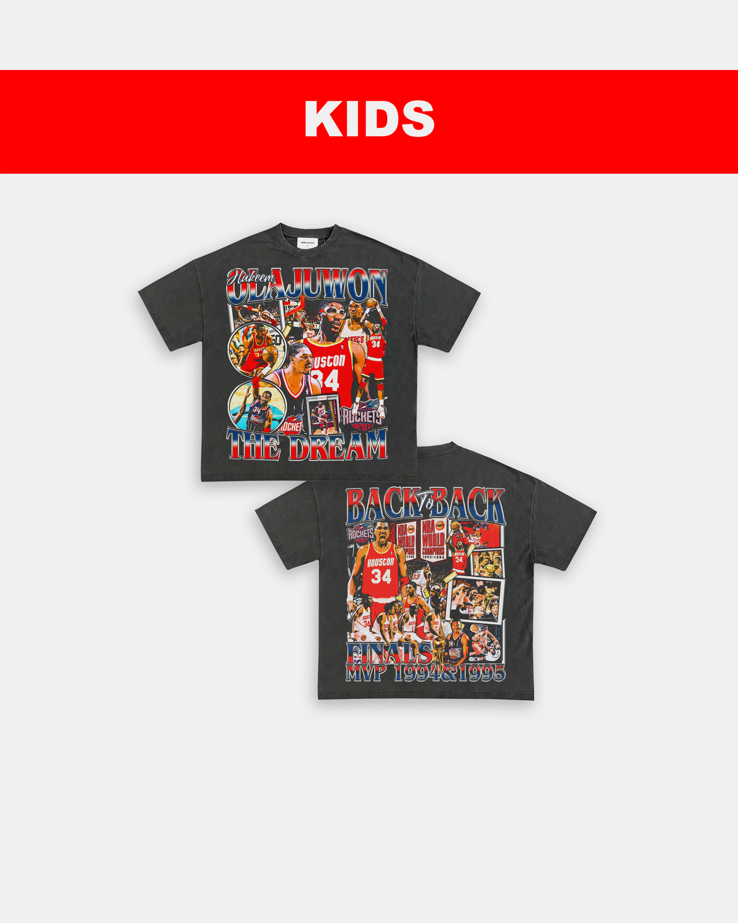 HAKEEM OLAJUWON - KIDS TEE - [DS]