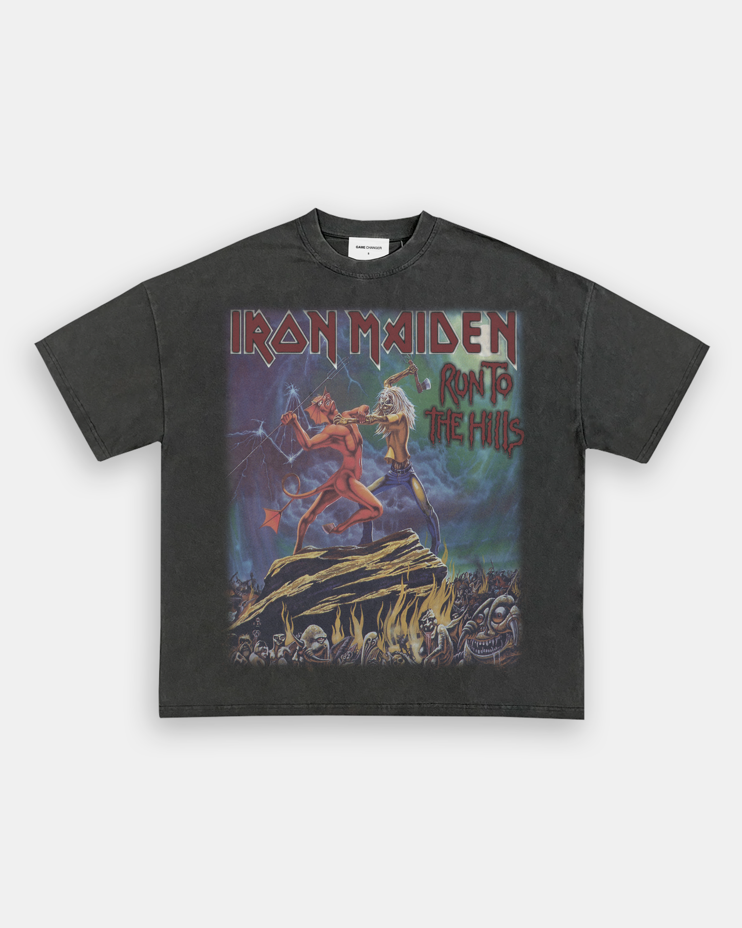 IRON MAIDEN RUN TO THE HILLS TEE