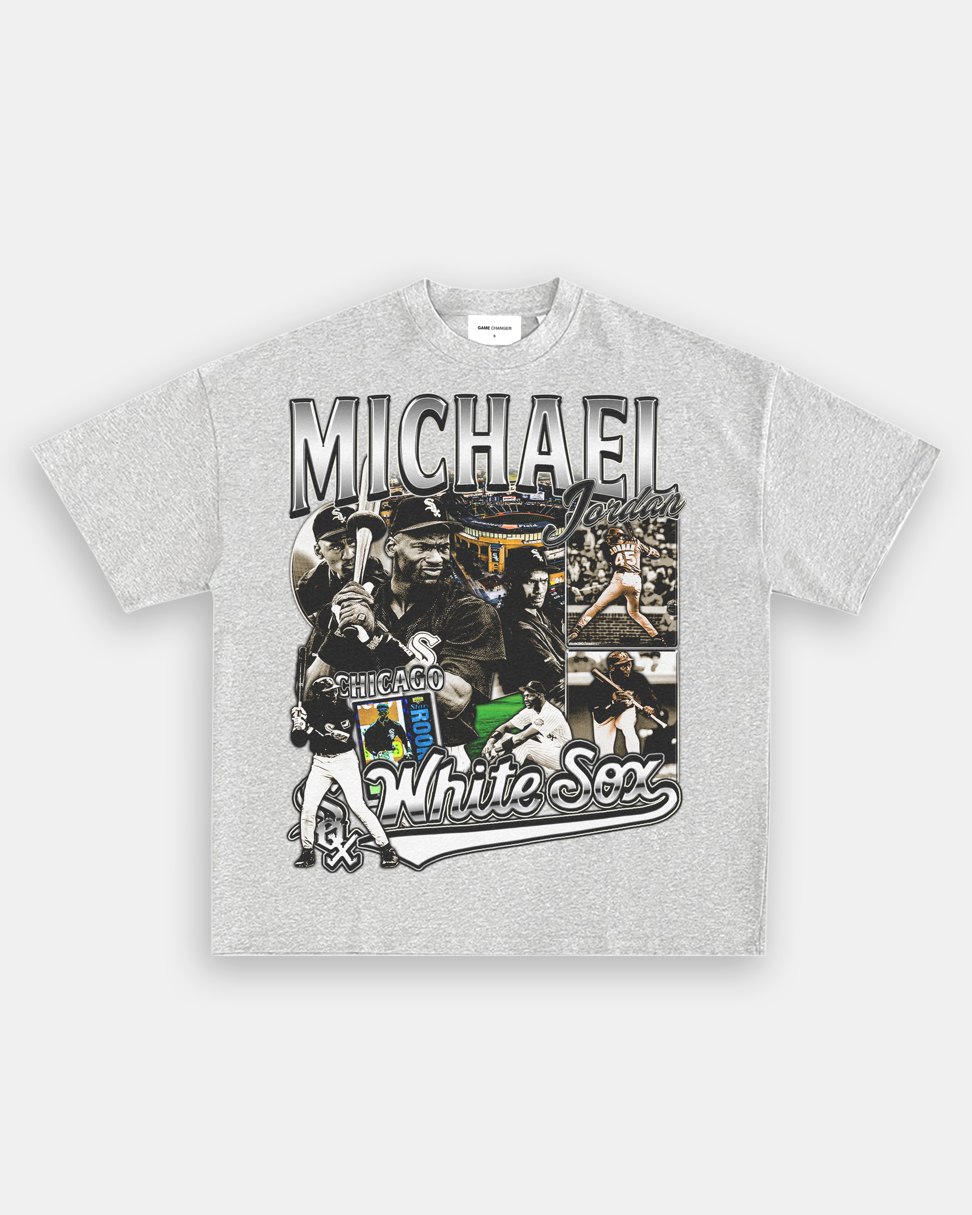 Michael Jordan Chicago White Sox baseball player Vintage shirt