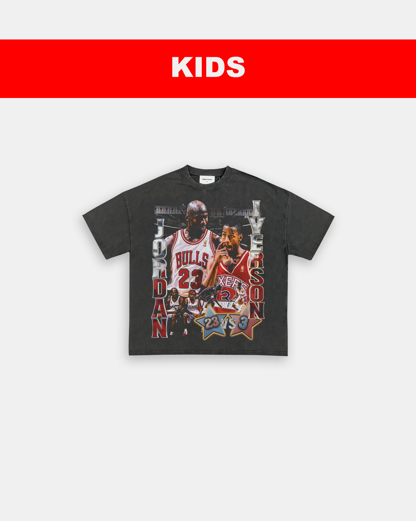 JORDAN VS IVERSON - KIDS TEE