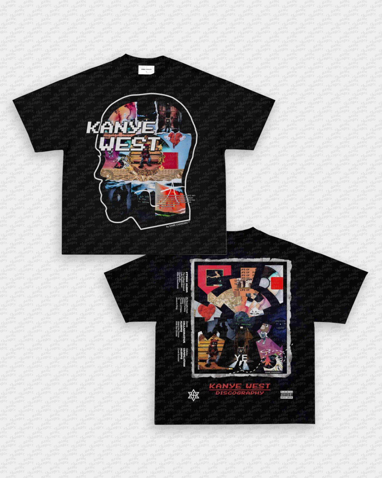 KANYE DISCOGRAPHY TEE - [DS]
