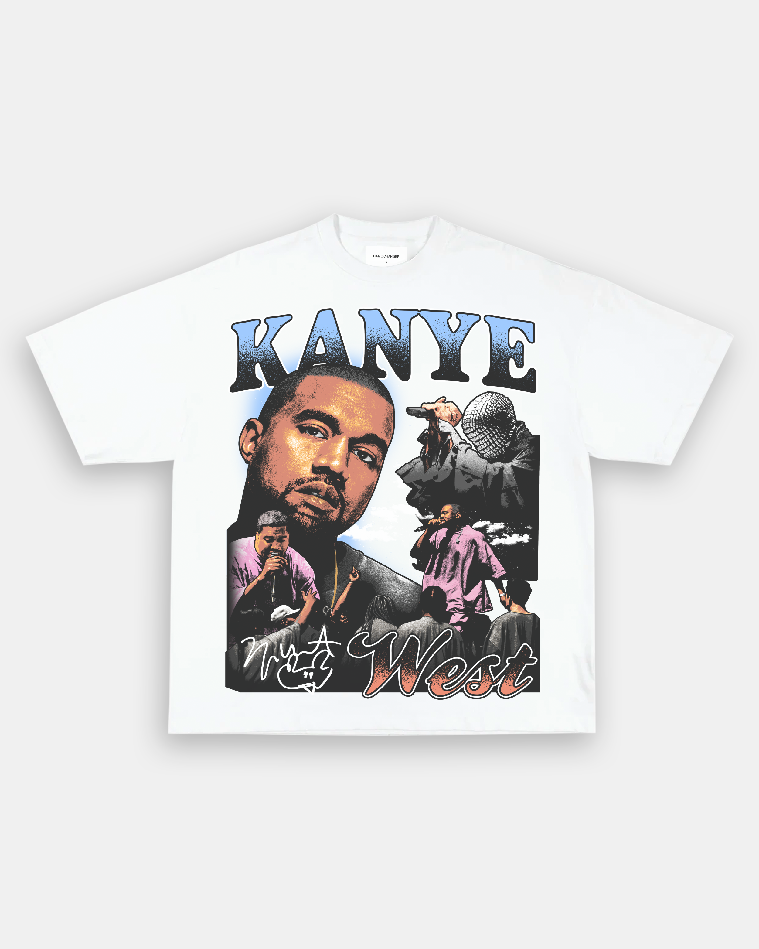 コレクション T-Shirt of Kanye West KANYE WEST TEE – GAME CHANGERS