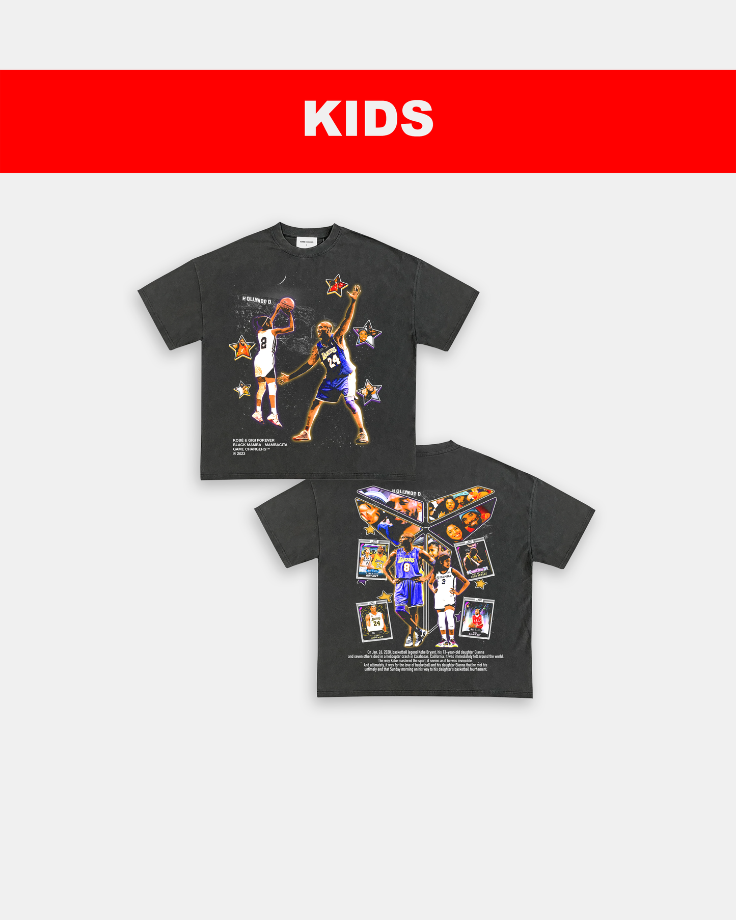 KB & GIGI FOREVER - KIDS TEE - [DS]