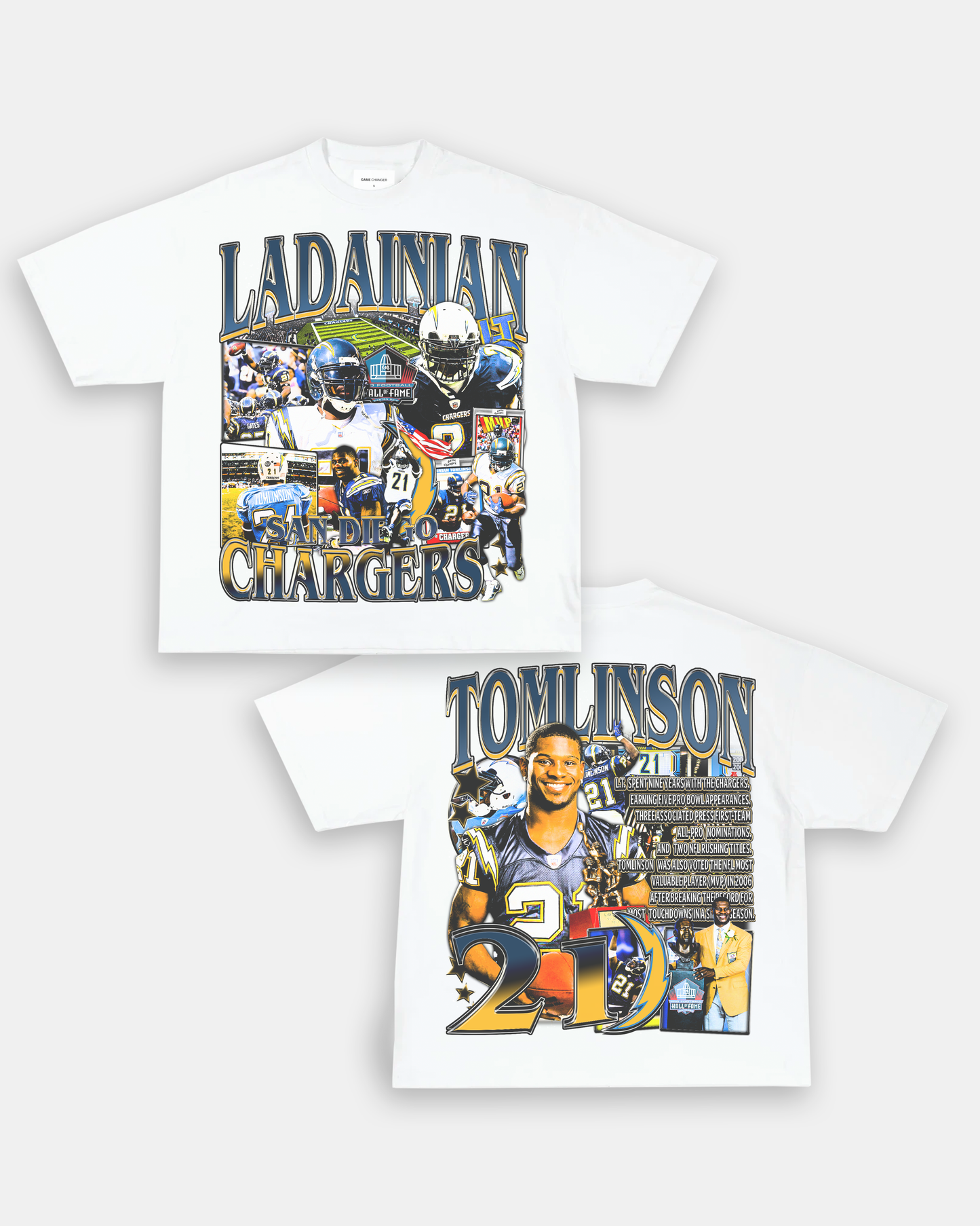 Ladainian Tomlinson San Diego Chargers Fall Of Fame T-Shirt