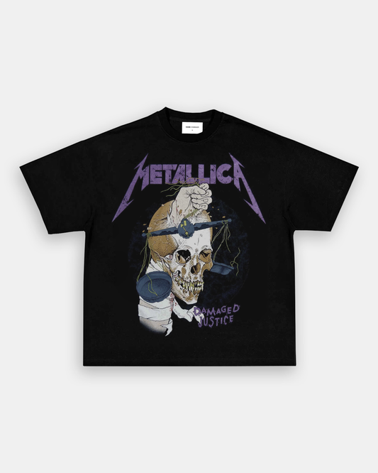 METALLICA DAMAGED JUSTICE TEE