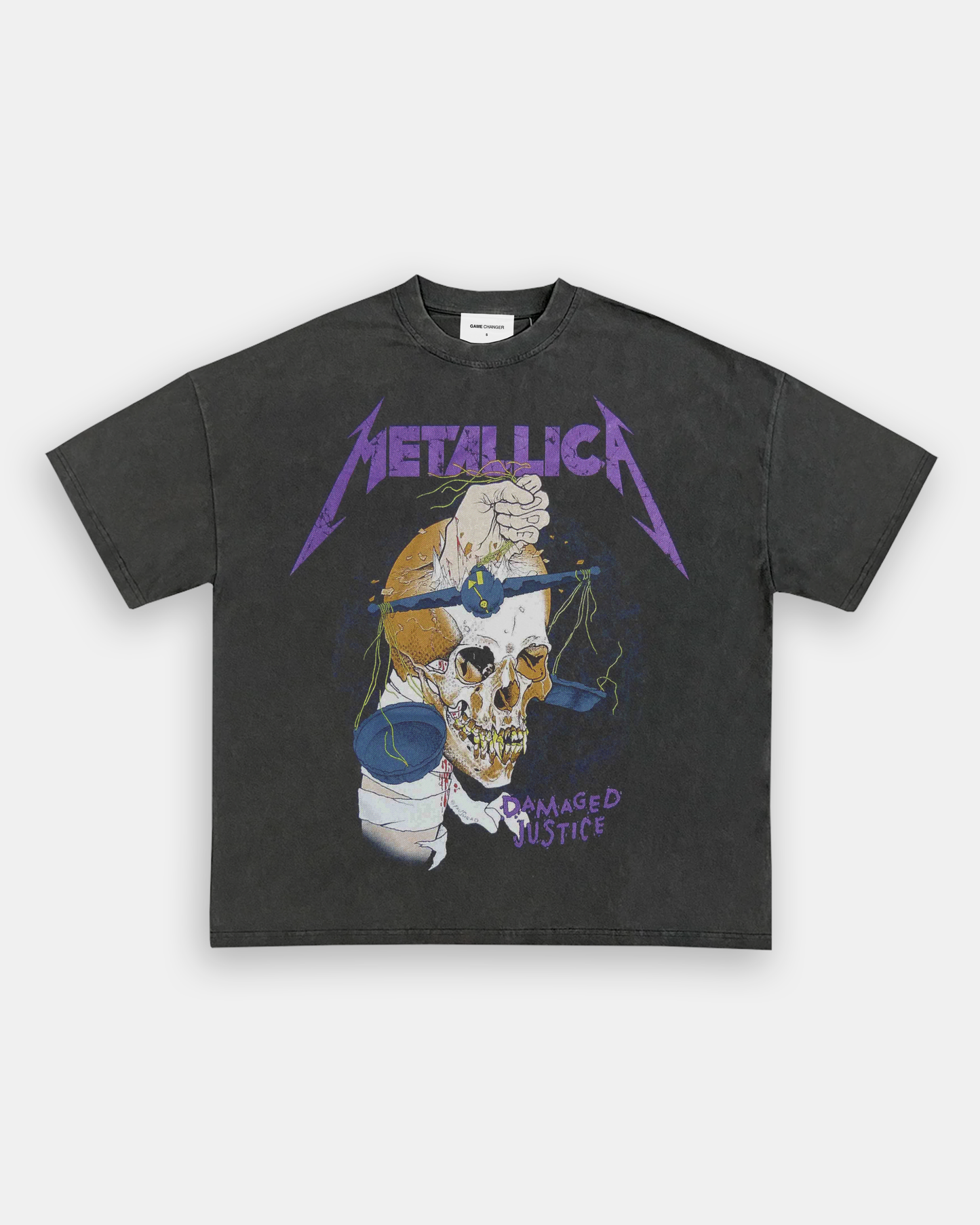 METALLICA DAMAGED JUSTICE TEE