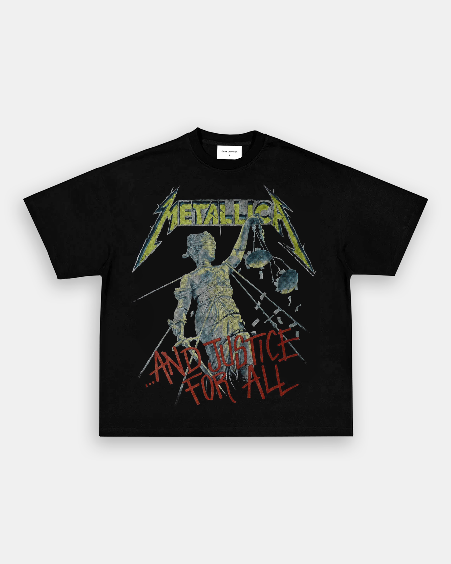 METALLICA AND JUSTICE FOR ALL TEE