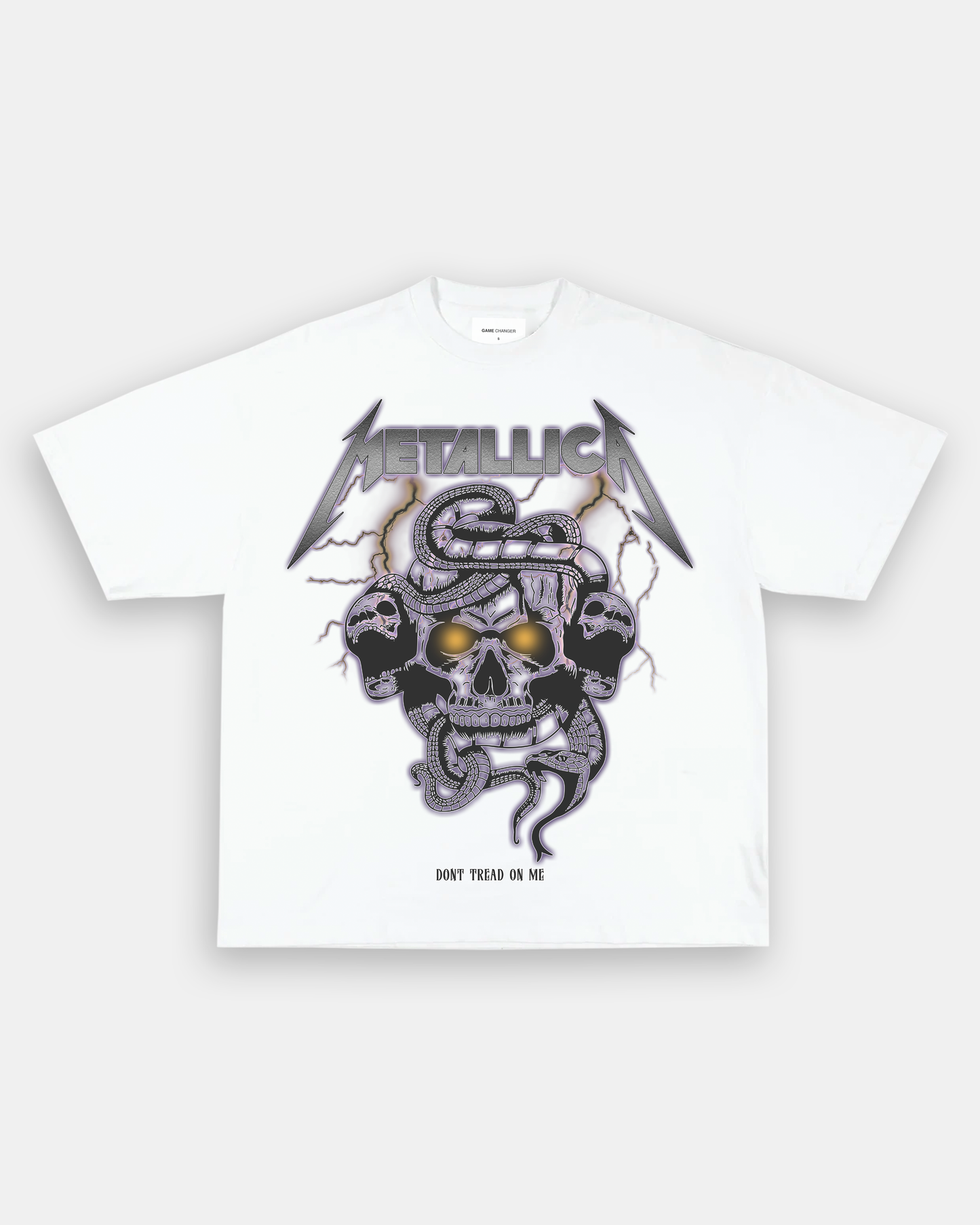 METALLICA SKULL SNAKE TEE