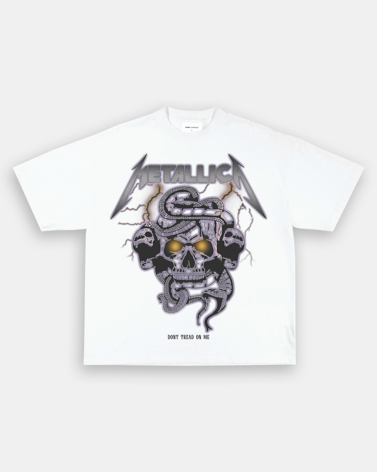 METALLICA SKULL SNAKE TEE – GAME CHANGERS