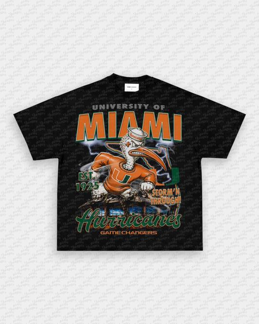 MIAMI FOOTBALL TEE