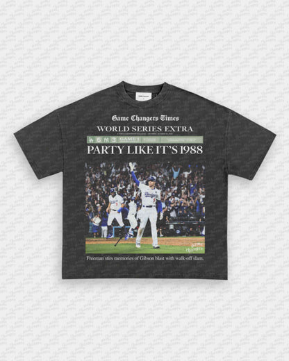 NEWSPAPER FREDDIE TEE