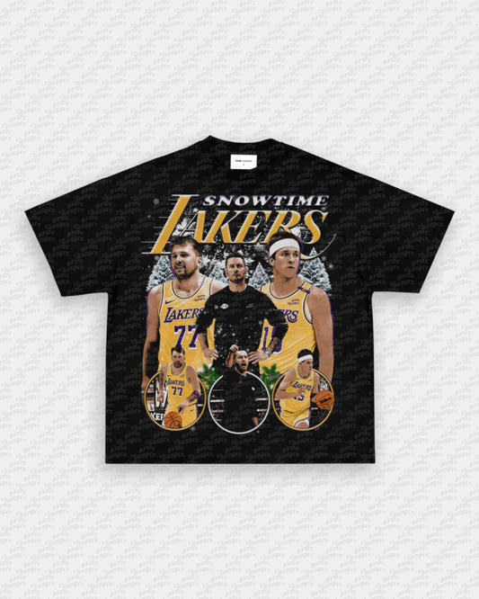 SNOWTIME LAKERS TEE