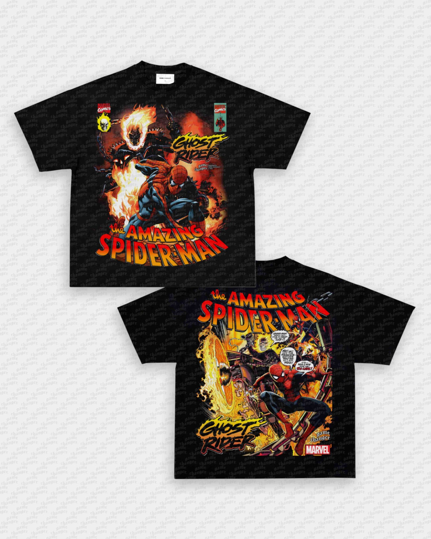 SPIDER MAN X GHOST RIDER TEE - [DS]