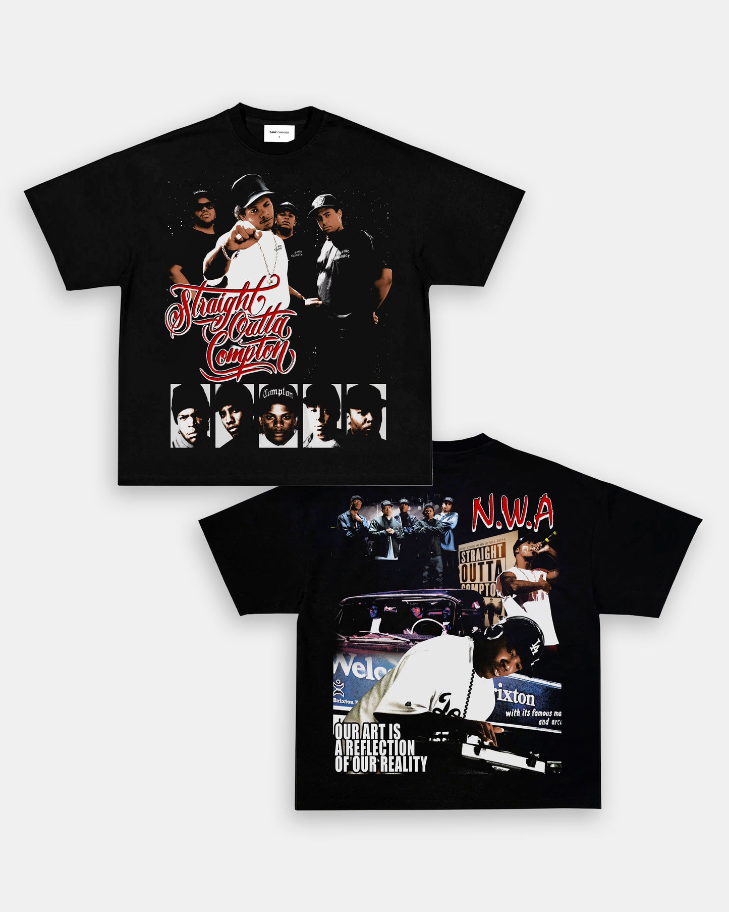 STRAIGHT OUTTA COMPTON TEE - [DS]