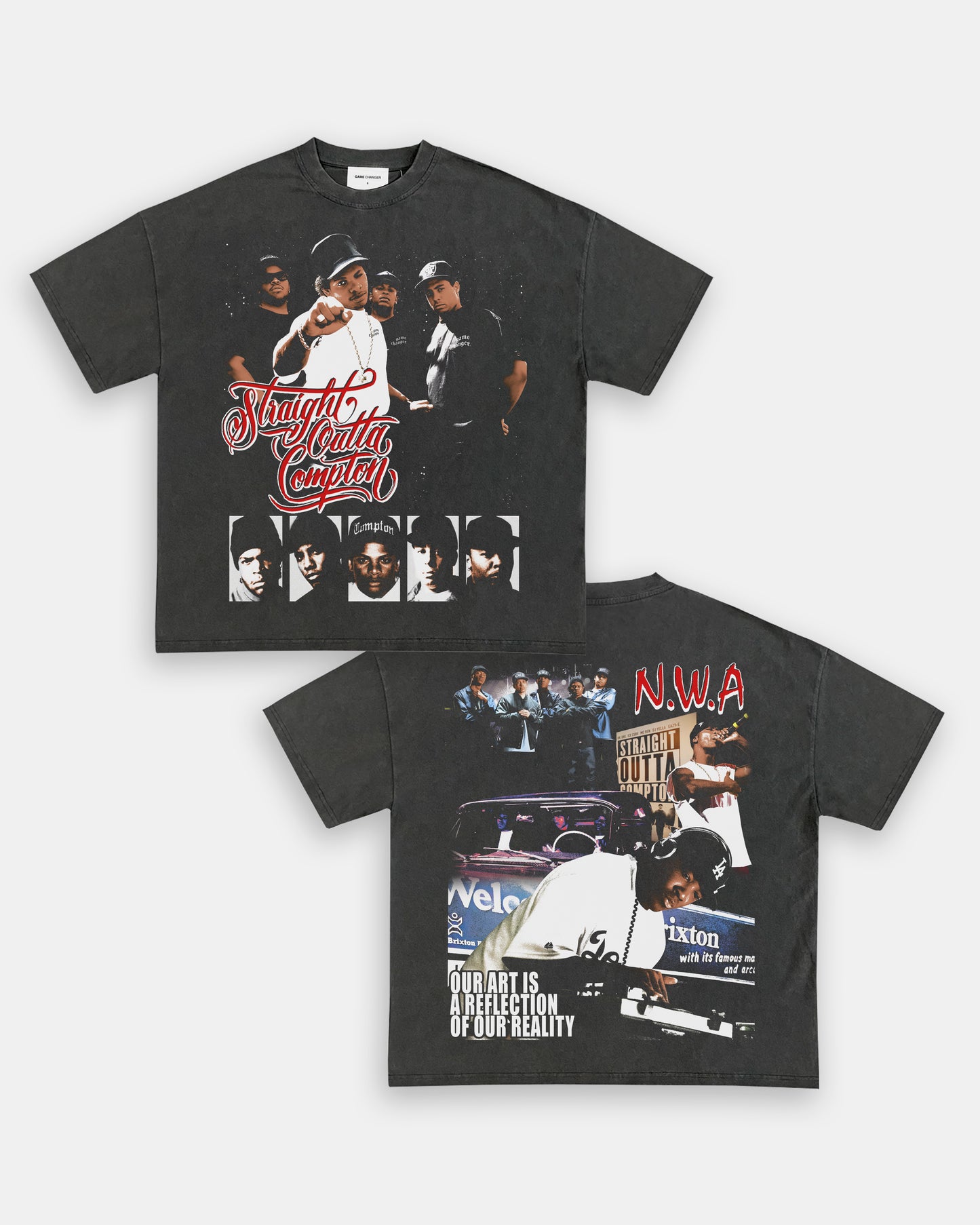 STRAIGHT OUTTA COMPTON TEE - [DS]