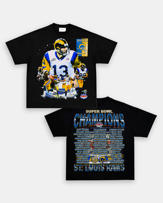 SUPER BOWL XXXIV CHAMPS - RAMS TEE - [DS]