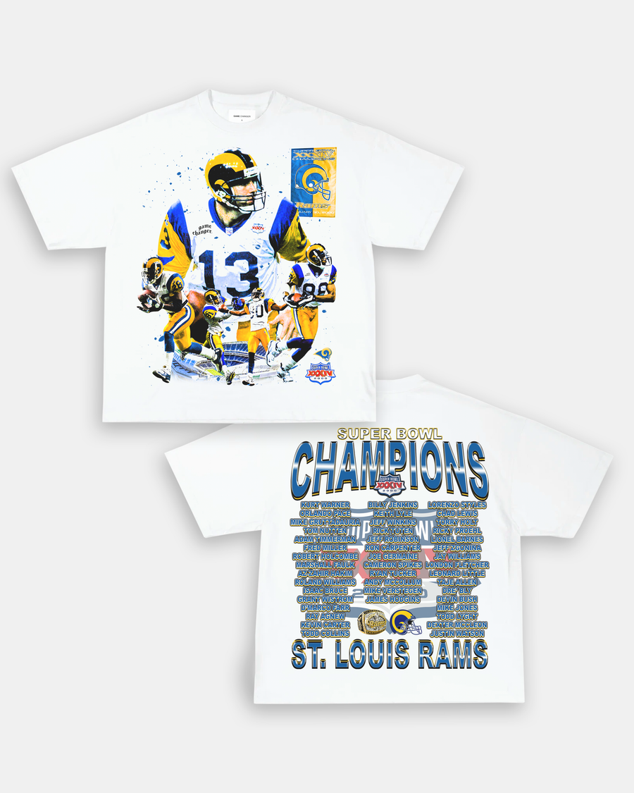 SUPER BOWL XXXIV CHAMPS - RAMS TEE - [DS]