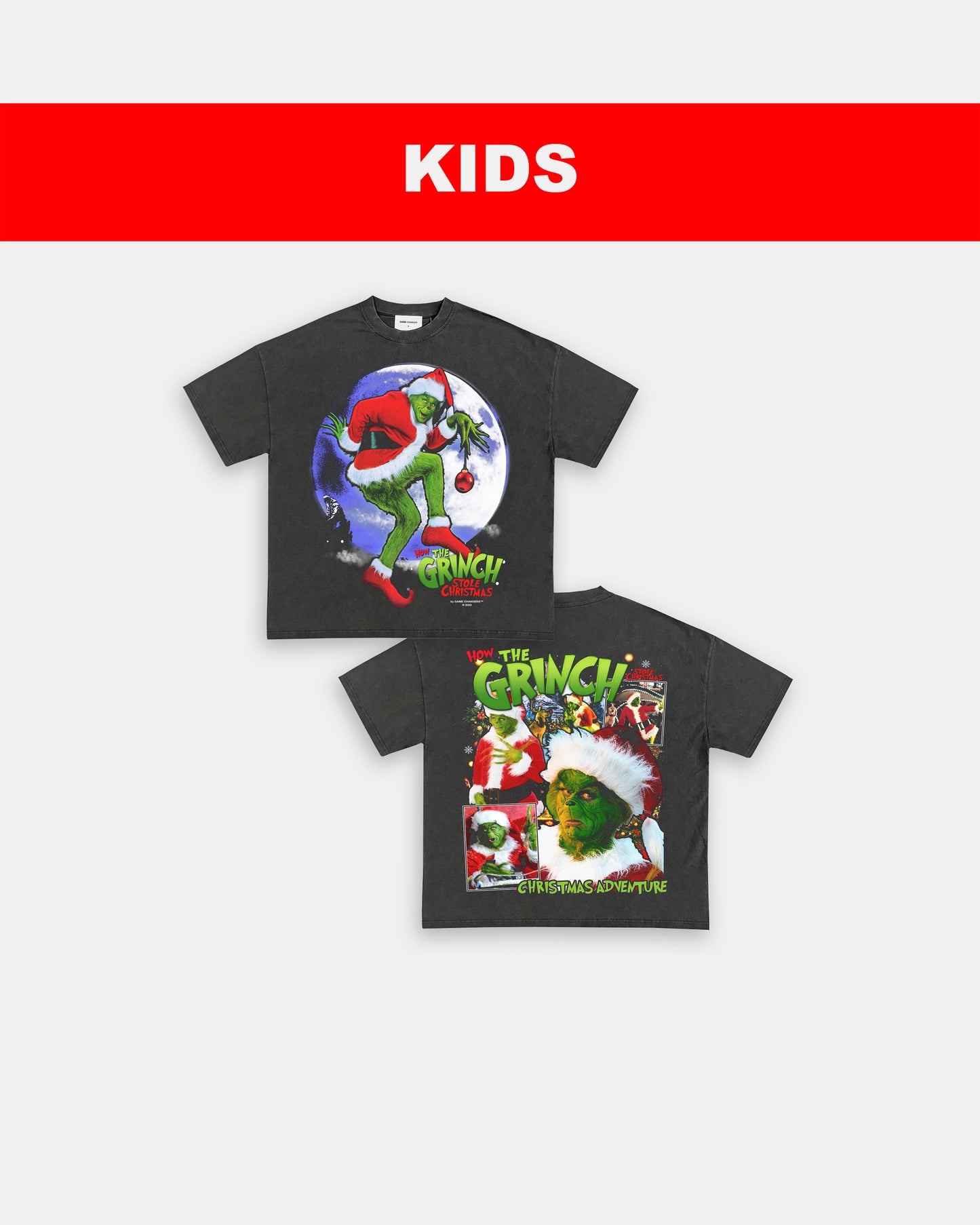 THE GRINCH - JIM CARREY - KIDS TEE - [DS]