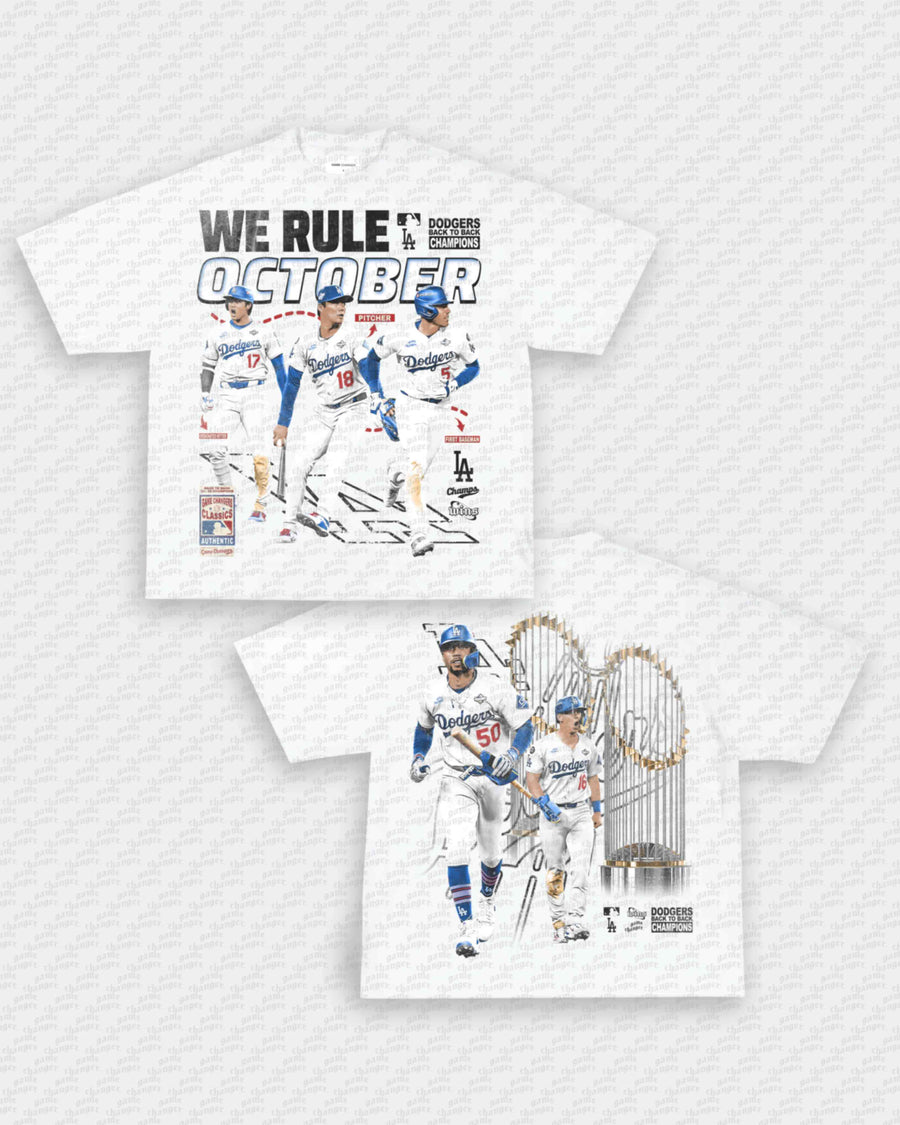WE RULE OCTOBER TEE - [DS] (VINTAGE PRINT)