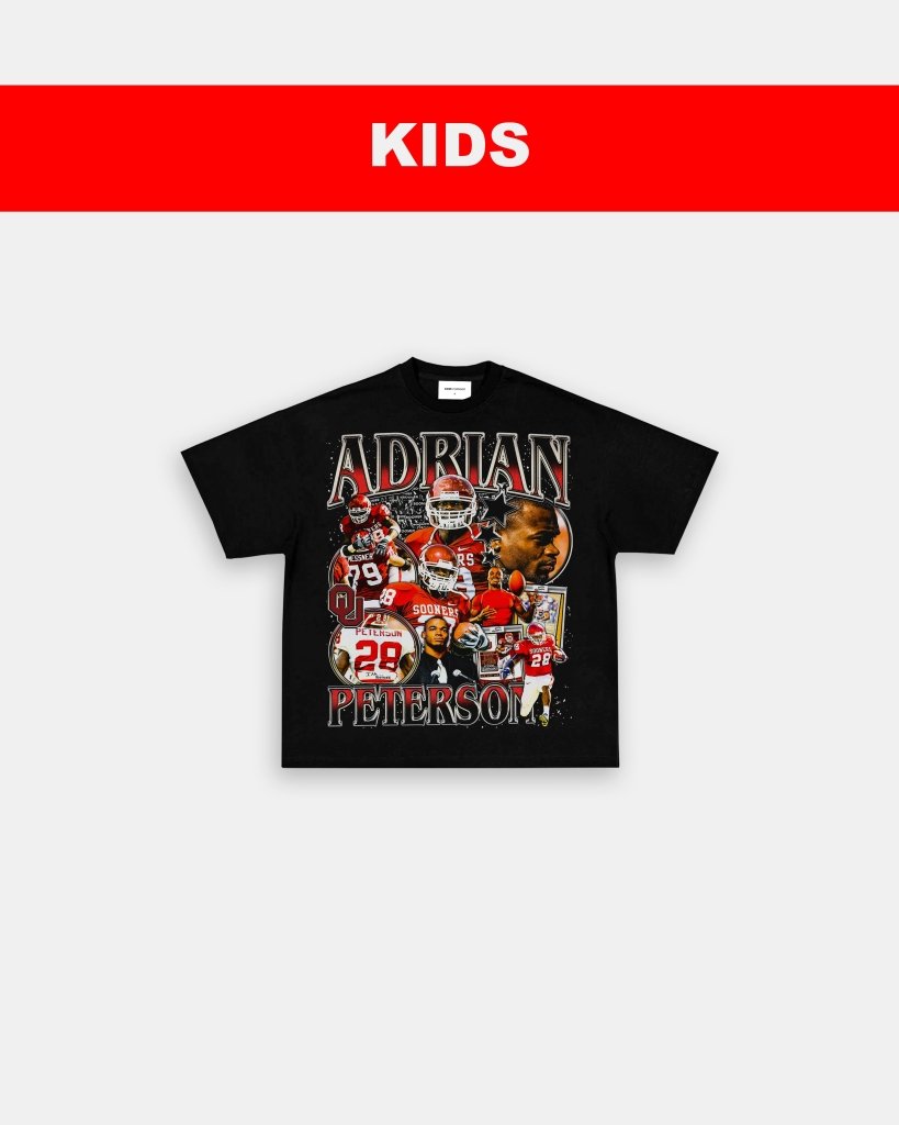 ADRIAN PETERSON - OKLAHOMA - KIDS TEE - VIP - GAME CHANGERS TEE