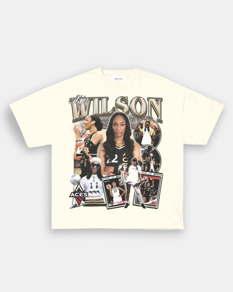 A'JA WILSON TEE - VIP - GAME CHANGERS TEE