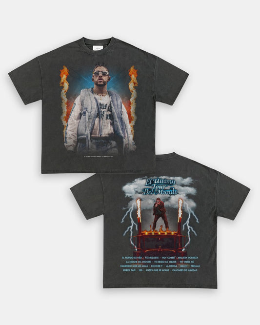 BAD BUNNY - EL ÚLTIMO TOUR DEL MUNDO VINTAGE TEE - [DS] - GAME CHANGERS