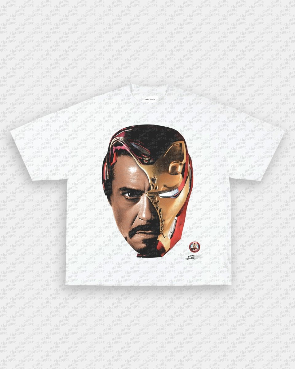 BIG FACE IRON MAN TEE - GAME CHANGERS