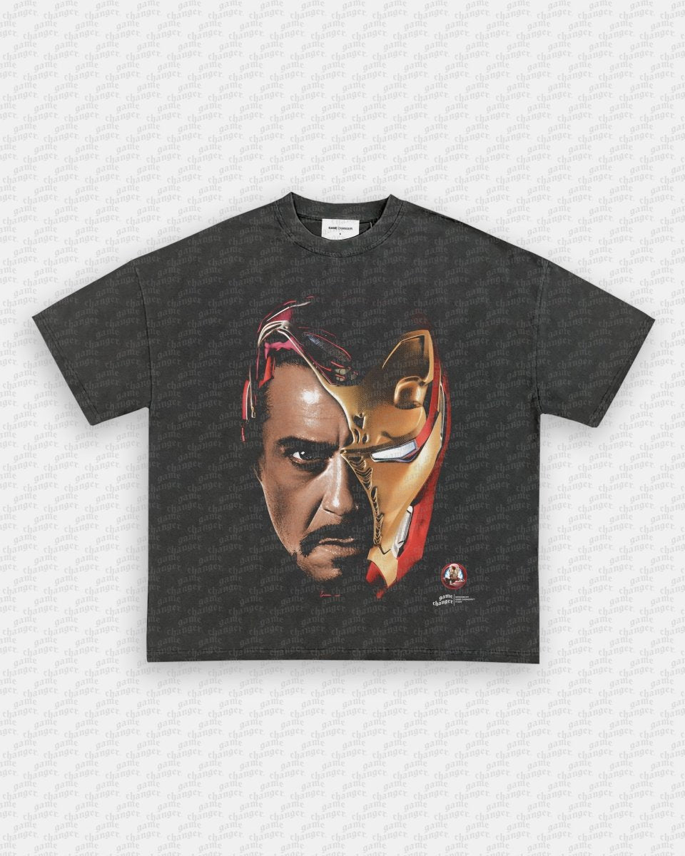 BIG FACE IRON MAN TEE - GAME CHANGERS