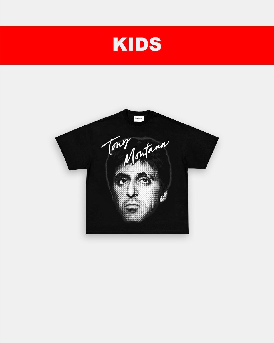 BIG FACE TONY MONTANA - KIDS TEE - GAME CHANGERS