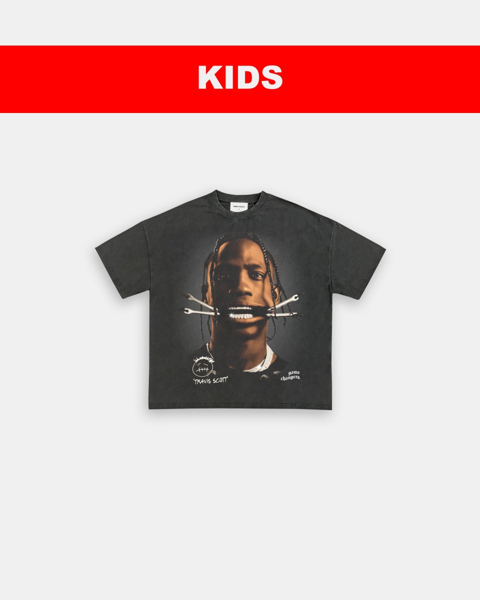 BIG FACE TRAVIS - KIDS TEE - GAME CHANGERS