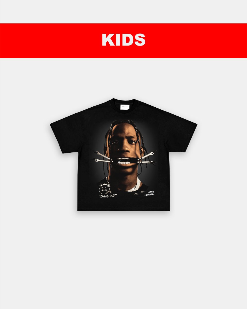 BIG FACE TRAVIS - KIDS TEE - GAME CHANGERS