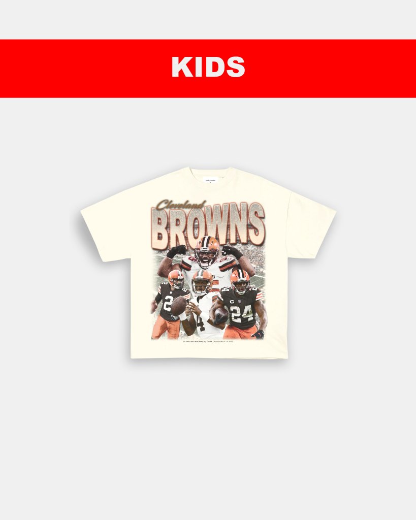 BROWNS - KIDS TEE - VIP - GAME CHANGERS TEE