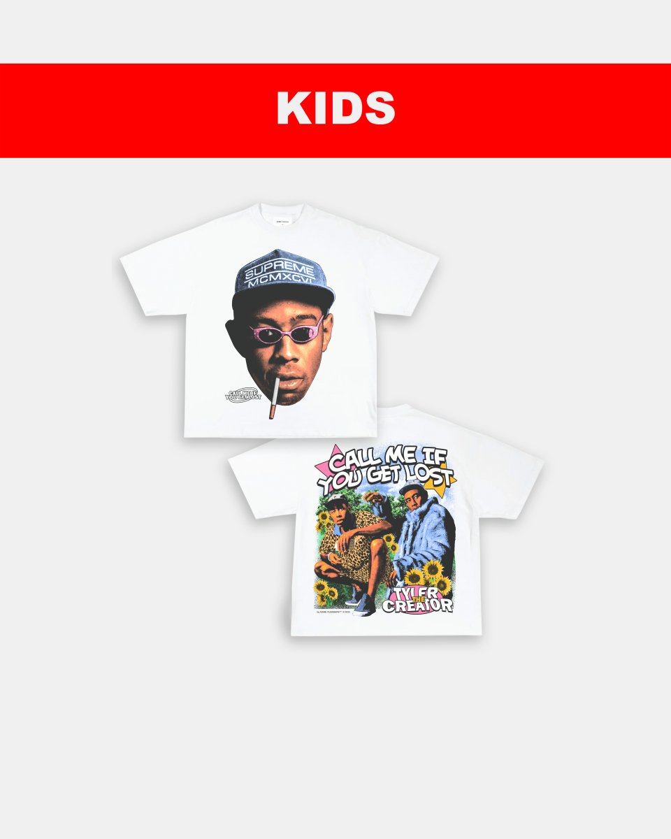 【新品未使用タグ付き】THROWBACK ON MEMORIES TEE CALL ME WHEN YOU GET LOST - KIDS TEE - [DS] – GAME CHANGERS