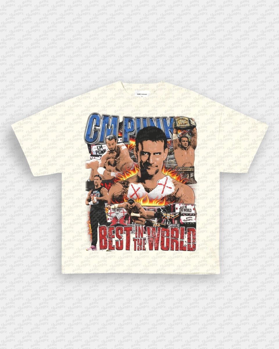 CM PUNK V3 TEE - GAME CHANGERS