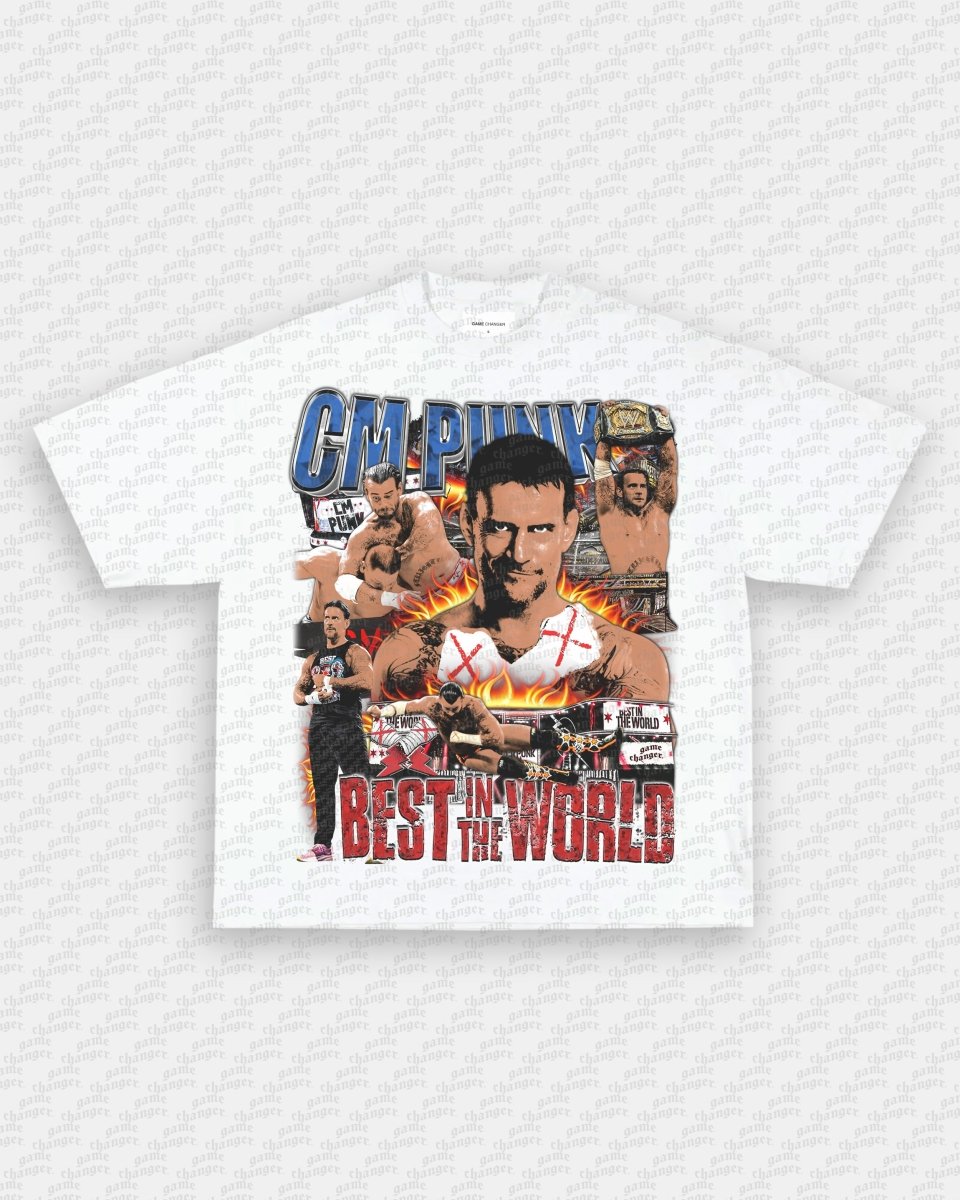 CM PUNK V3 TEE - GAME CHANGERS