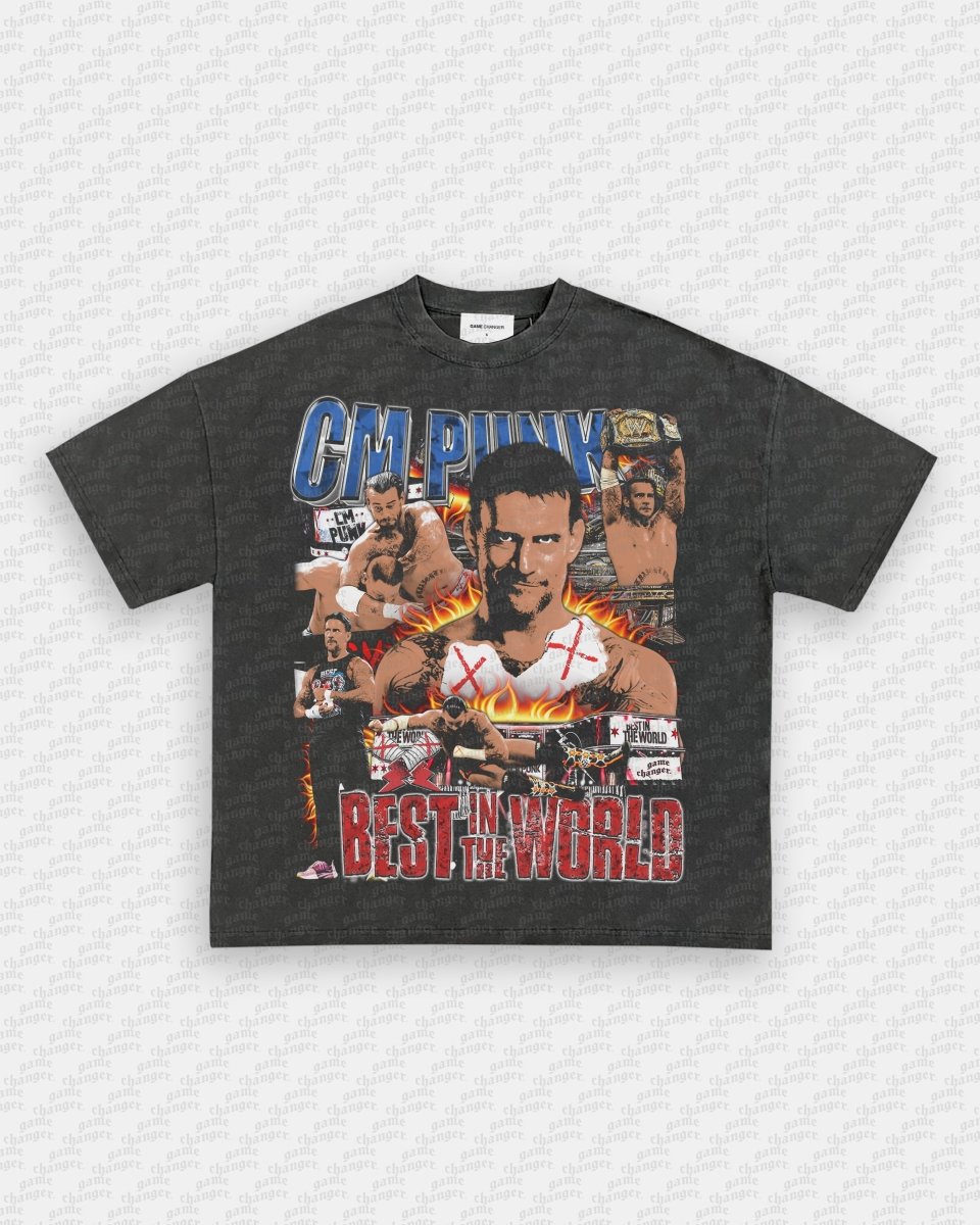 CM PUNK V3 TEE - GAME CHANGERS