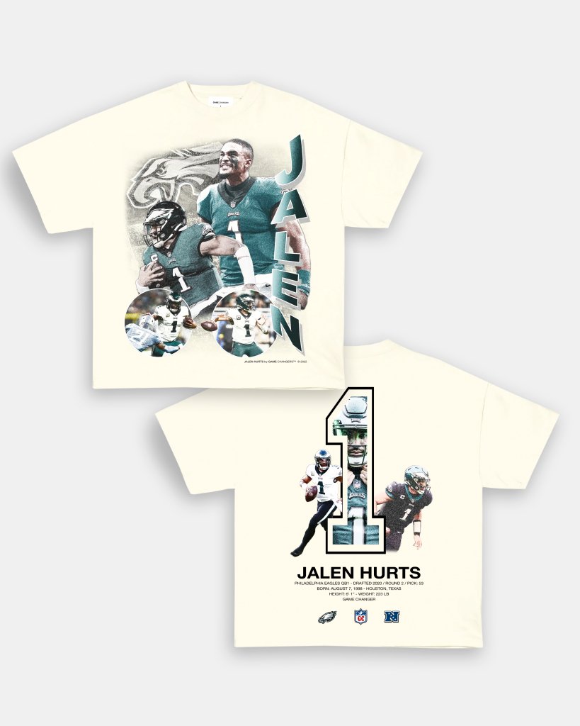 JALEN HURTS VINTAGE TEE - [DS] - VIP - GAME CHANGERS TEE
