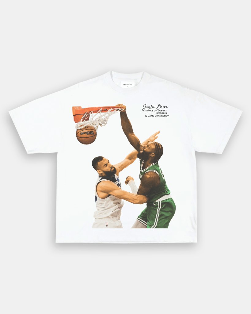 JAYLEN BROWN ON GOBERT TEE - VIP - GAME CHANGERS TEE