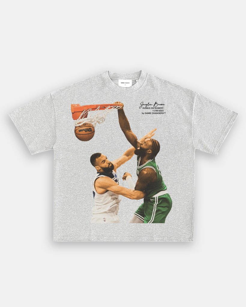 JAYLEN BROWN ON GOBERT TEE - VIP - GAME CHANGERS TEE