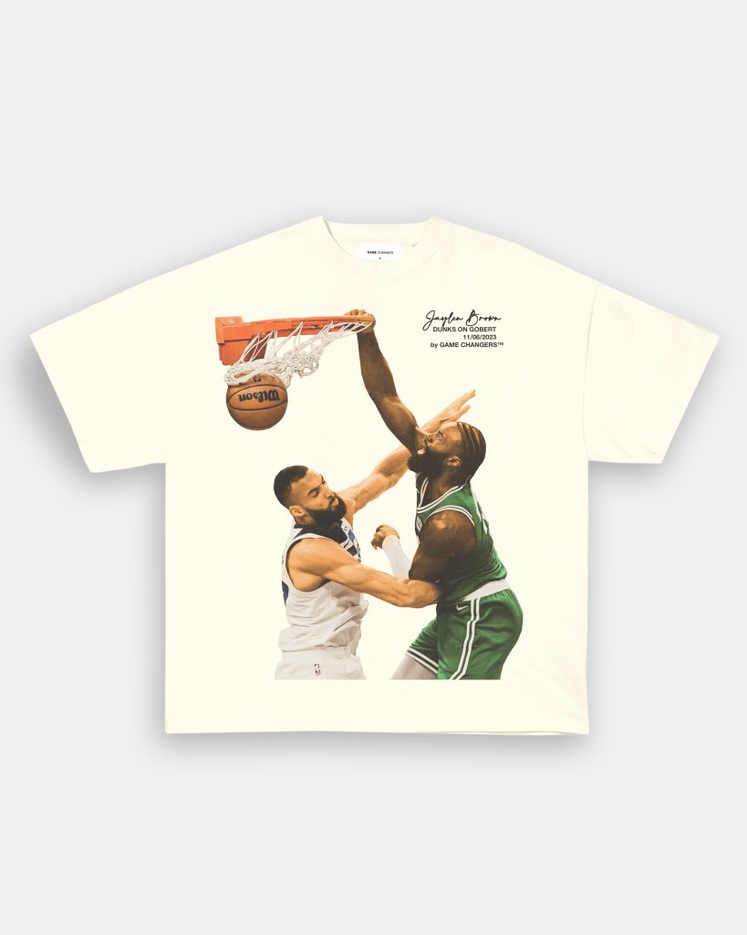 JAYLEN BROWN ON GOBERT TEE - VIP - GAME CHANGERS TEE