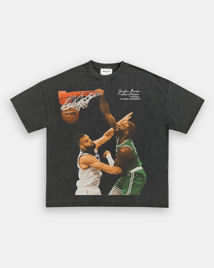 JAYLEN BROWN ON GOBERT TEE - VIP - GAME CHANGERS TEE