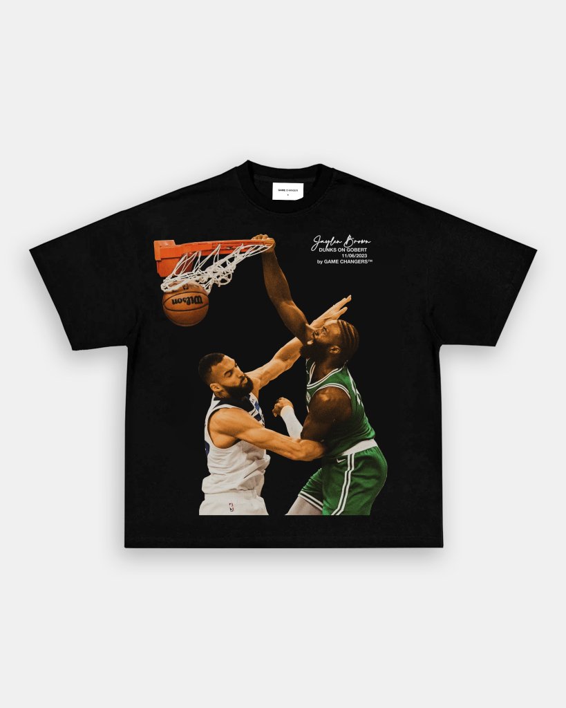 JAYLEN BROWN ON GOBERT TEE - VIP - GAME CHANGERS TEE