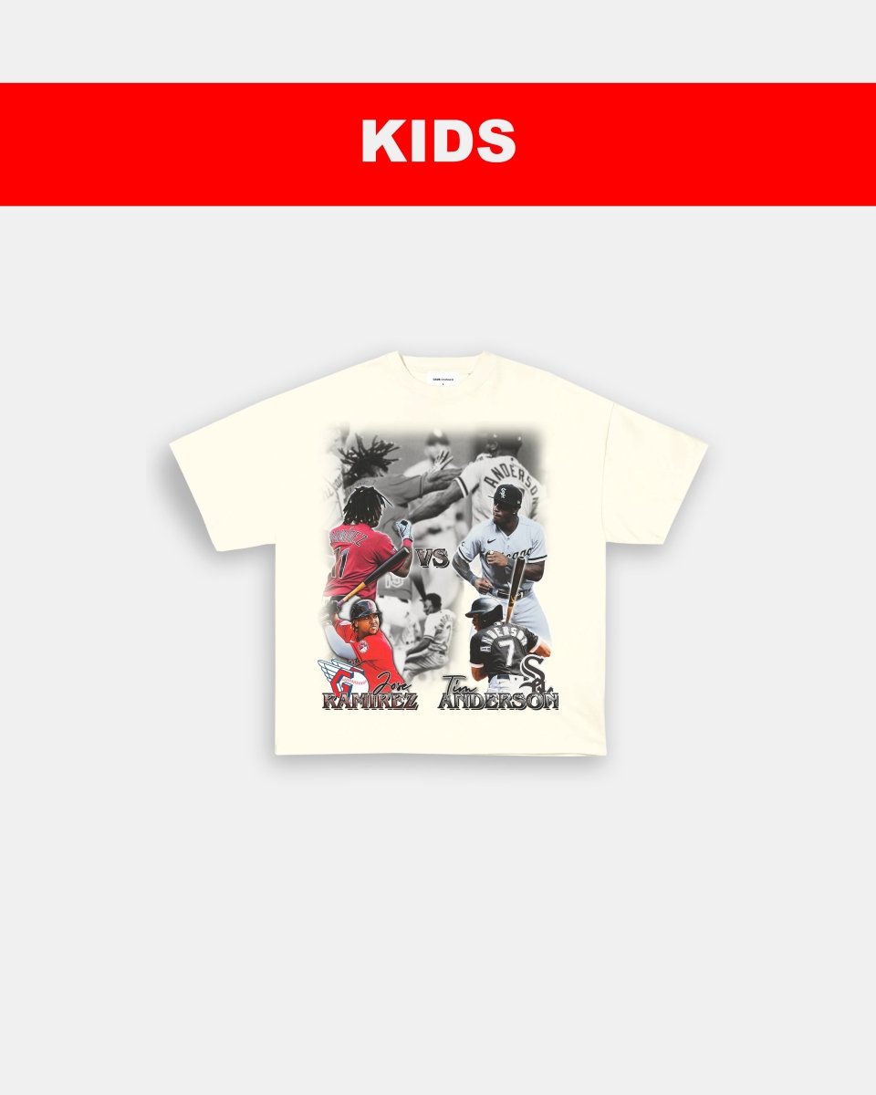 JOSE RAMIREZ VS TIM ANDERSON - KIDS TEE - GAME CHANGERS